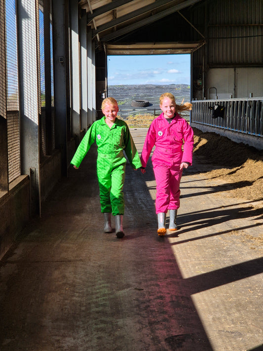 Roze Kinderoveralls zonder print