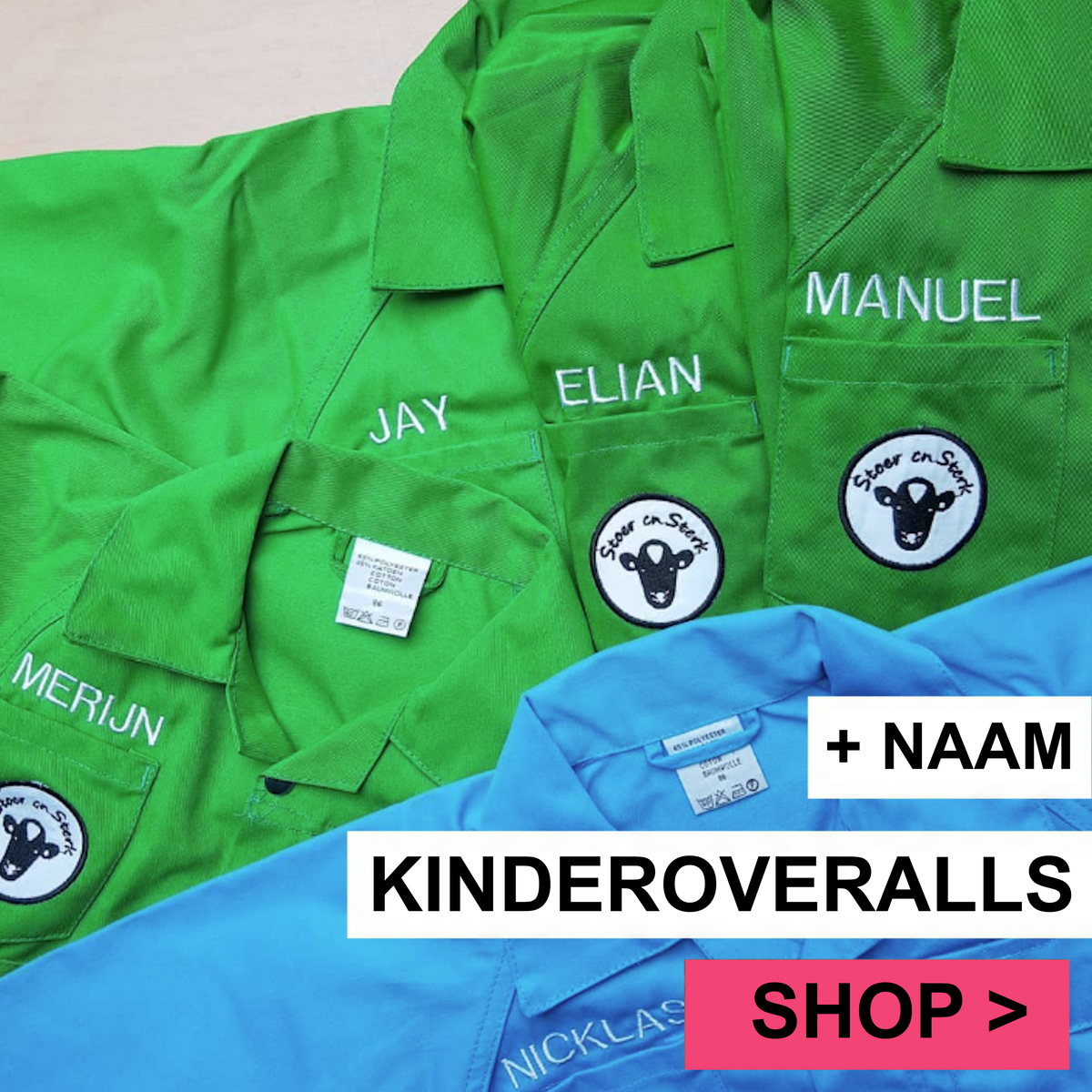 Kinderoverall met Naam