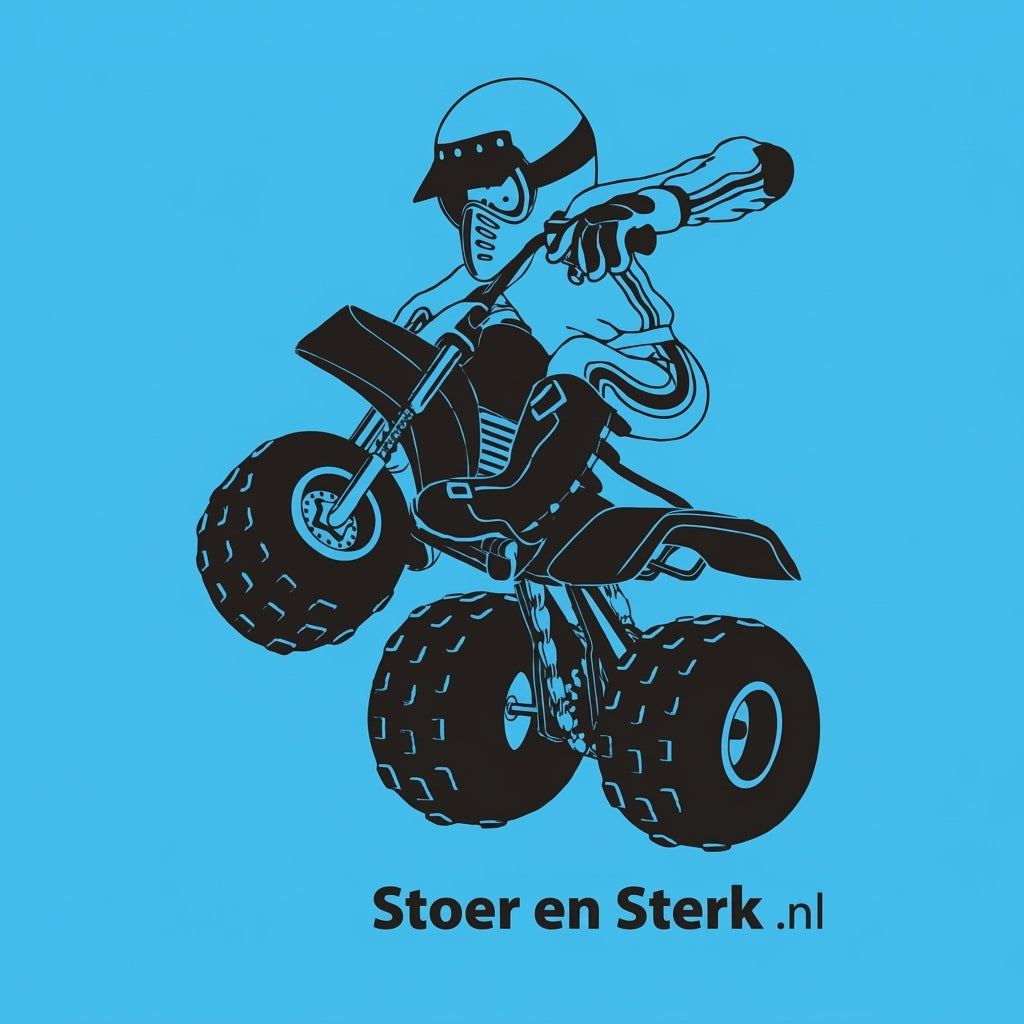 Blauwe Kinderoveralls met geborduurde naam + print