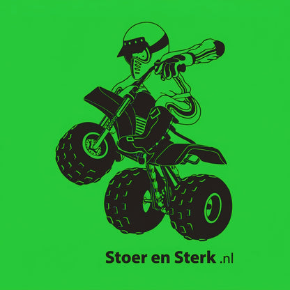 Groene Kinderoveralls met geborduurde naam + print