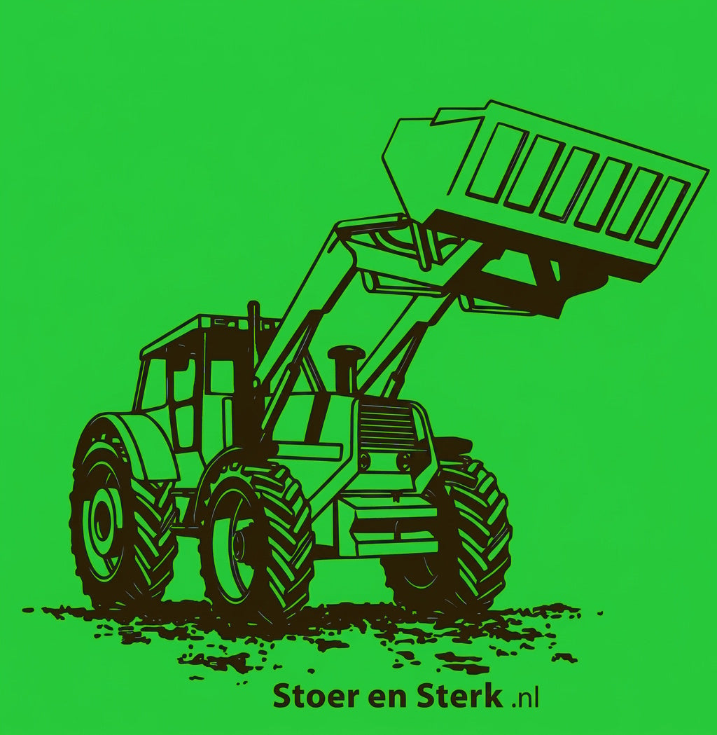 Groene Kinderoveralls met geborduurde naam + print