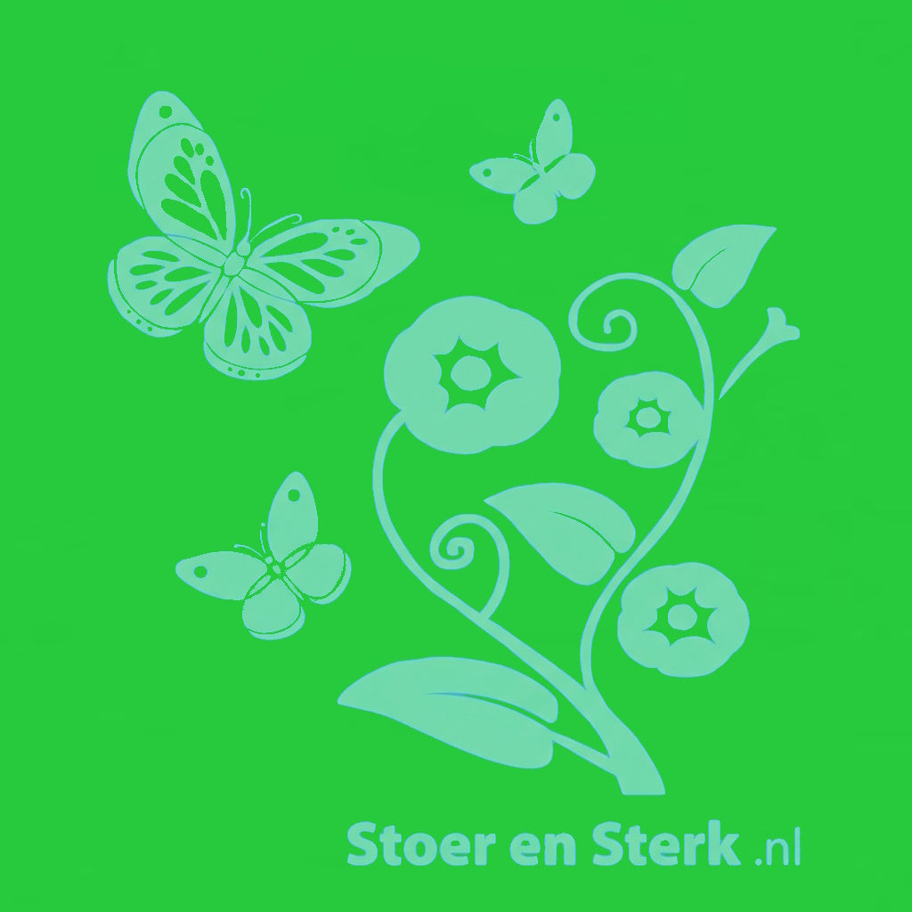 Groene Kinderoveralls met geborduurde naam + print