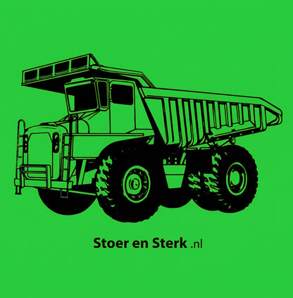 Groene Kinderoveralls met geborduurde naam + print