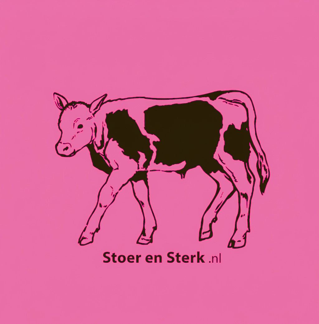 Roze Kinderoveralls met geborduurde naam + print