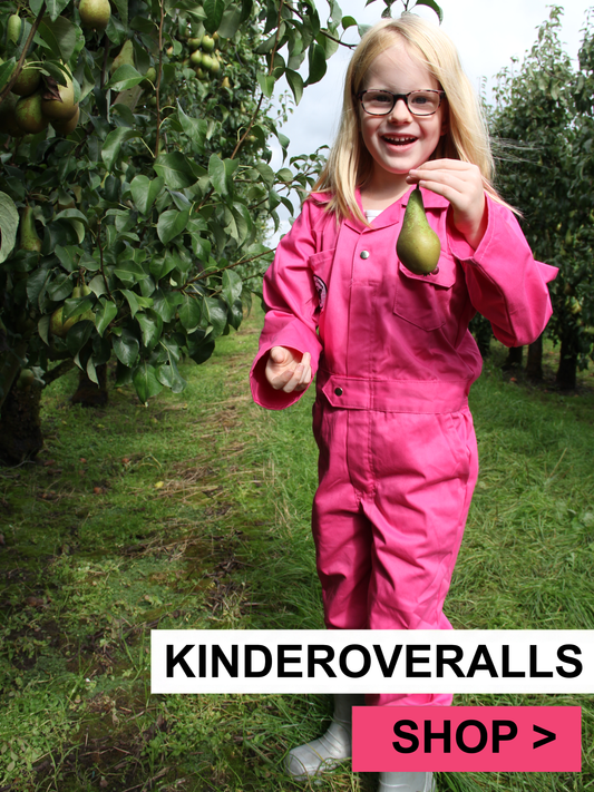Roze Kinderoveralls zonder print